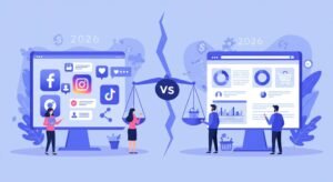 Redes sociais ou site próprio: qual estratégia gera mais vendas para empresas em 2026?